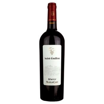 Вино Baron Philippe de Rothschild Reserve Mouton Cadet Saint Emilion красное сухое 13.5% 0,75л - купить, цены на За Раз - фото 1