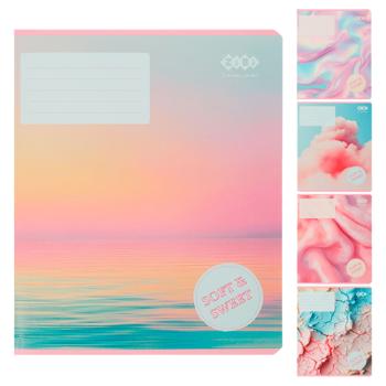 ZiBi Texture Squared Notebook 96 Sheets in Assortment