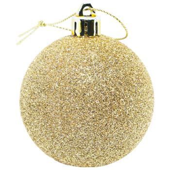 Actuel Golden Christmas Ball 6cm in Assortment - buy, prices for Auchan - photo 2