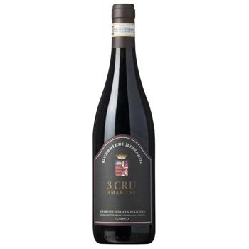 Вино Guerrieri Rizzardi 3CRU Amarone della Valpolicella красное сухое 16% 0,75л - купить, цены на КОСМОС - фото 1