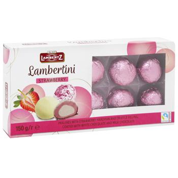 Lambertz Lambertini Strawberry Marzipan Candies in White Chocolate 150g - buy, prices for METRO - photo 3