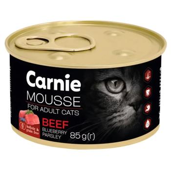 Carnie Wet Food with Beef, Blueberries, Parsley and Jelly for Cats 85g - buy, prices for Grono - photo 1