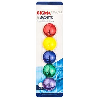 Sigma Magnets 3cm 5pcs - buy, prices for METRO - photo 1