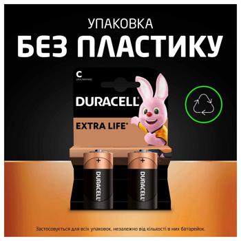 Батарейки Duracell C щелочные 2шт - купить, цены на ULTRAMARKET - фото 6