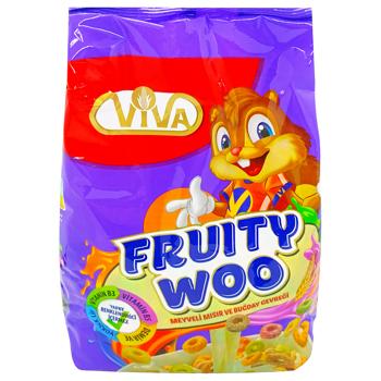 Сніданок сухий Viva Fruity Woo Фруктові кільця 450г - купити, ціни на КОСМОС - фото 1