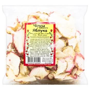 Чипси ОлПак из красного яблока 100г - купить, цены на Таврия В - фото 1