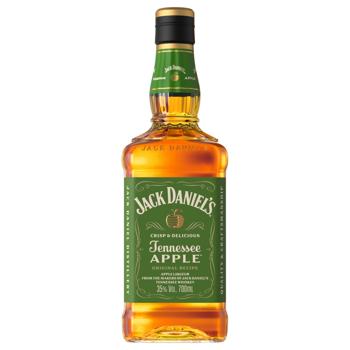 Лікер Jack Daniels Tennessee Apple 35% 0,7л - купити, ціни на Ідеал - фото 1
