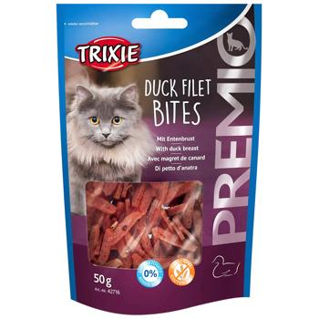 Trixie Premio Duck Filet Bites Cat Snack with Duck 50g - buy, prices for MasterZoo - photo 1