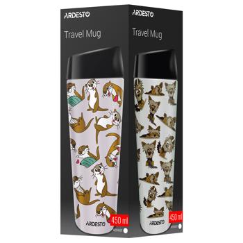 Ardesto Coffee Time Yorkie Thermo Mug Beige 450ml - buy, prices for Za Raz - photo 3