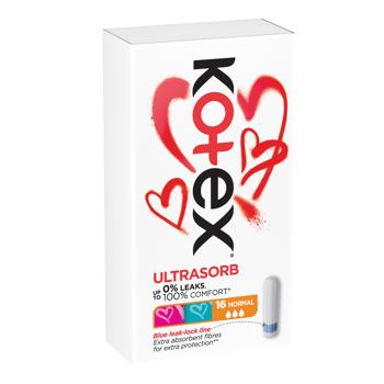 Kotex Normal UltraSorb Tampons 16pcs - buy, prices for - photo 2