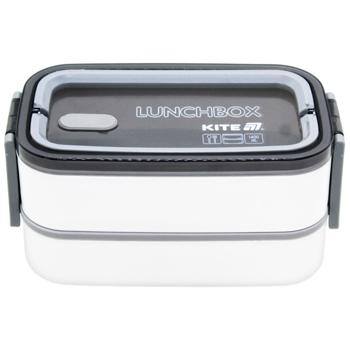 Ланчбокс Kite белый двойной с наполнением 1,4л - купить, цены на METRO - фото 3