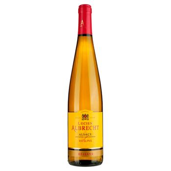 Вино Lucien Albrecht Riesling Reserve біле сухе 13% 0,75л