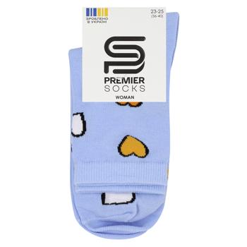 Premier Socks Colored Hearts Classic Women's Socks s.23-25 - buy, prices for NOVUS - photo 3