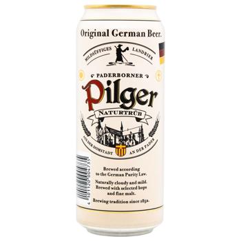 Paderborner Pilger Unfiltered Light Beer 5% 0.5l - buy, prices for Torba - photo 1