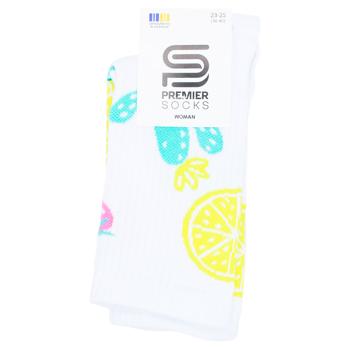 Premier Socks Women's Fruits Crew Socks s.23-25 White - buy, prices for EKO Market - photo 1