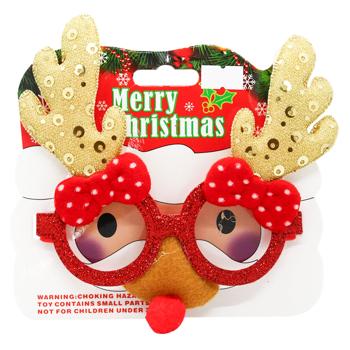 Прикраса Carnival святкова Окуляри декоративні H 1-2 - купить, цены на ULTRAMARKET - фото 2