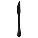 Metal Imitation Plastic Set of Disposable Knives 18.6cm 12pcs
