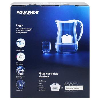 Фільтр-глечик Aquaphor Lago MFP+ білий - купити, ціни на - фото 2