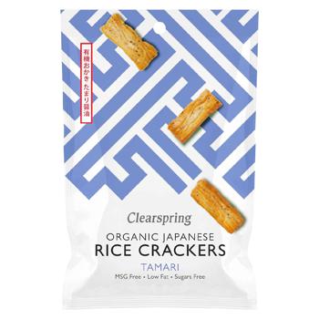Крекери рисові з соусом Тамарі органічні 50г. Clearspring - купити, ціни на Grono - фото 1
