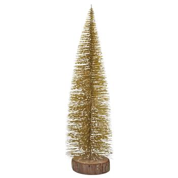 Golden Tabletop Christmas Tree 30cm - buy, prices for Tavria V - photo 1