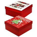 Подарункова коробка з кришкою 18*18*8,5см