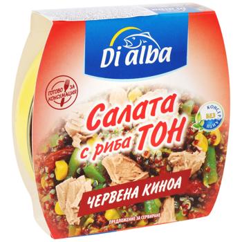 Салат Di Alba Тунець з червоною кіноа 160 г - купить, цены на Эпицентр FOOD - фото 1