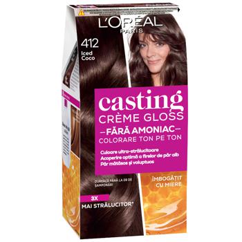 Фарба для волосся L'oreal Casting Creme Gloss 412 Какао з льодом - купити, ціни на За Раз - фото 4