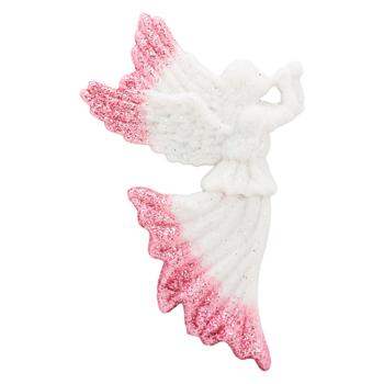 Angel with Pipe White and Pink Decoration - buy, prices for ULTRAMARKET - photo 1