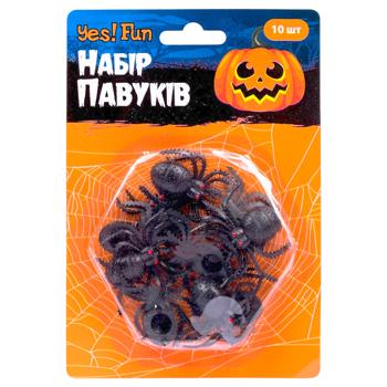 Декорация Набор пауков 3шт - купить, цены на - фото 2