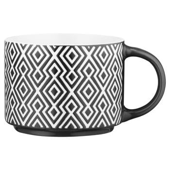 Ardesto Weaving F White-Black Cup 330ml