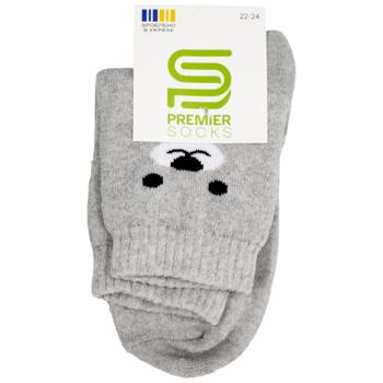 Premier Socks Ekonom Snouts Children's Terry Socks s.20-22, 22-24 Grey - buy, prices for EKO Market - photo 1