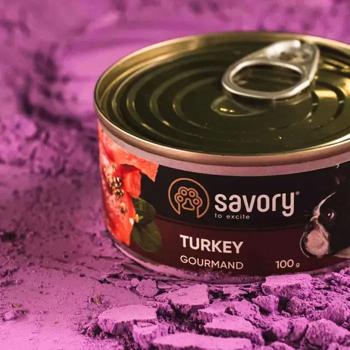 Savory Adult упаковка вологого корму для собак 100 г - індичка - купити, ціни на MasterZoo - фото 6