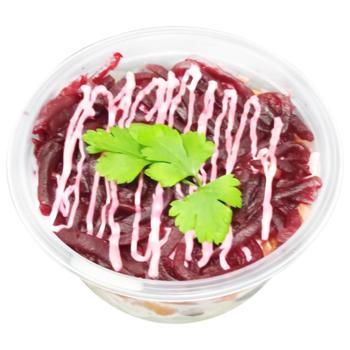 Салат Оселедець під шубою 270г - купити, ціни на Чудо Маркет - фото 1