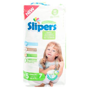 Підгузки Slipers S-205 5 Junior 11-25кг 7шт - купити, ціни на - фото 2