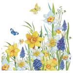 Silken Daffodils in Meadow 2-Ply Table Napkins 33*33cm 16pcs