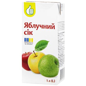 Auchan Apple Juice 1l - buy, prices for Auchan - photo 1