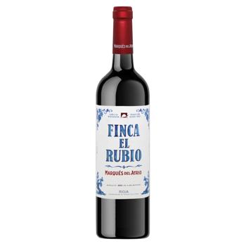 Вино Marques del Atrio Finca El Rubio Rioja красное сухое 13,5% 0,75л - купить, цены на NOVUS - фото 1