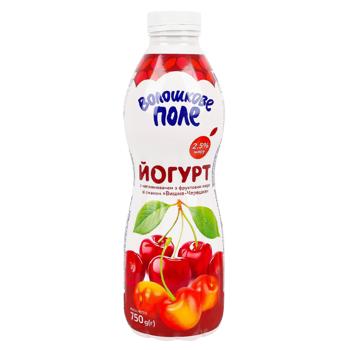 Йогурт Волошкове Поле Вишня-черешня 2,5% 750г
