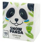 Snow Panda Single-layer Table Napkins 24x24cm 100pcs