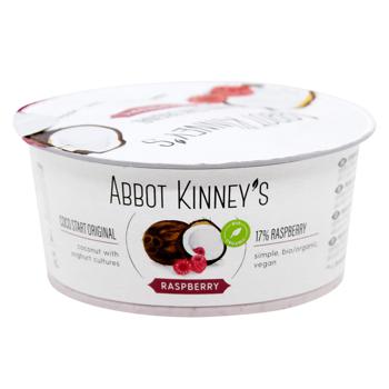 Abbot Kinney's Organic Coconut Yogurt with Raspberry 125ml - buy, prices for - photo 1