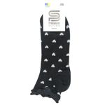 Шкарпетки Premier Socks жіночі середні в рубчик з рюшами серця р.23-25 чорний