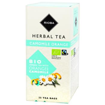 Чай трав`яний Rioba Tea Moments з ромашкою та апельсином 1,5г*25шт - купити, ціни на Біотус - фото 1