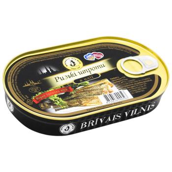 Шпроти Brivais Vilnis Ризькі в олії 190г - купити, ціни на - фото 2