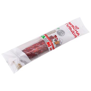 Колбаса Мясная Гильдия Салями сырокопченая высший сорт 340г - купить, цены на Чудо Маркет - фото 2