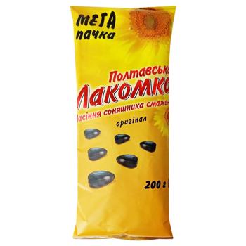 Poltavska Lakomka Roasted Sunflower Seeds 200g - buy, prices for Chudo Market - photo 1