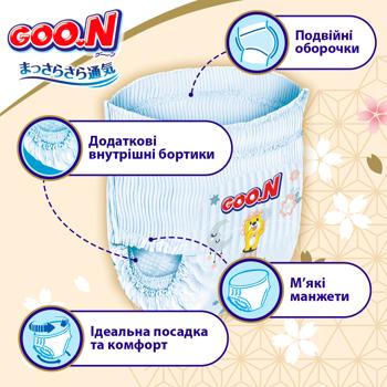 Підгузки-трусики Goo.N Premium Soft 7-12кг M 50шт - купити, ціни на NOVUS - фото 3