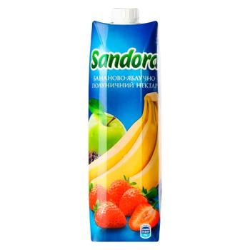 Sandora Banana-apple-strawberry Nectar 0.95l - buy, prices for AlcoHub - photo 1