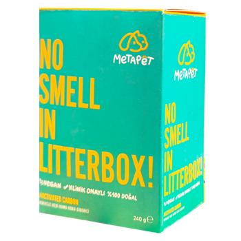 Активированный уголь Metapet для устранения запаха для кошачьего туалета 240г - купить, цены на Таврия В - фото 1