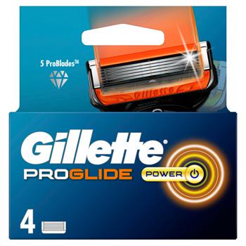 Картриджи для бритья Gillette Fusion ProGlide Power сменные 4шт - купить, цены на METRO - фото 6