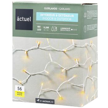 Гирлянда Actuel 180 LED 11м - купить, цены на Auchan - фото 1